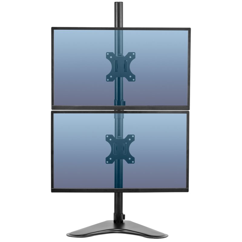 Fellowes monitor arm Seasa dual, black, vertical, 32 inch, base stand